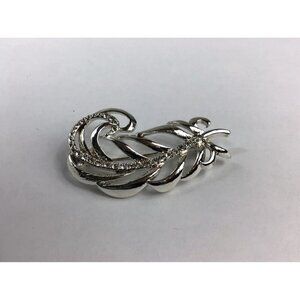 Napier Silver Pin Leaf Shape